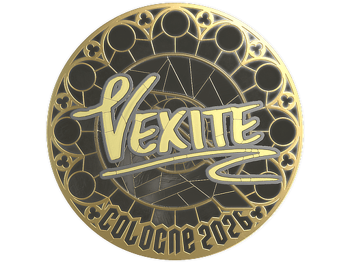 Sticker | vexite (Gold) | Cologne 2026