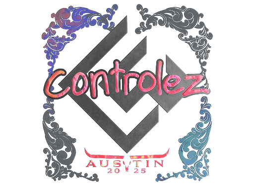 Sticker | controlez (Holo) | Austin 2025
