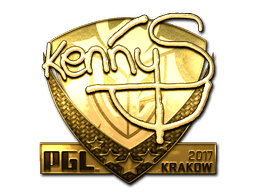 Sticker | kennyS (Gold) | Krakow 2017