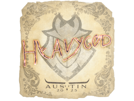 Sticker | Heavygod | Austin 2025