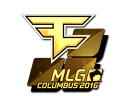 Sticker | FaZe Clan (Gold) | MLG Columbus 2016