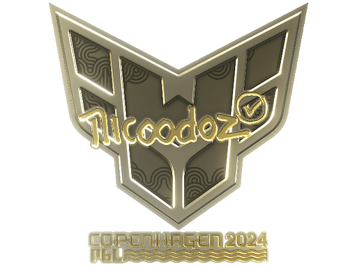 Sticker | nicoodoz (Gold) | Copenhagen 2024