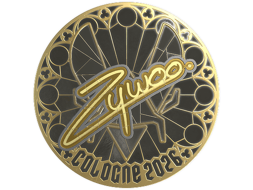 Sticker | ZywOo (Gold) | Cologne 2026