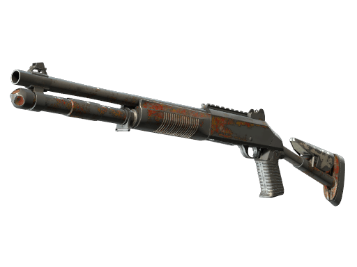 XM1014 | Red Python (Battle-Scarred)