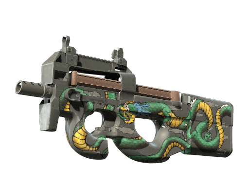 StatTrak™ P90 | Emerald Dragon (Factory New)