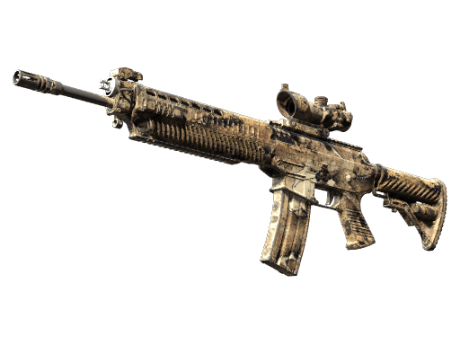 Souvenir SG 553 | Bleached (Well-Worn)