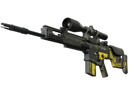 StatTrak™ SCAR-20 | Jungle Slipstream (Battle-Scarred)