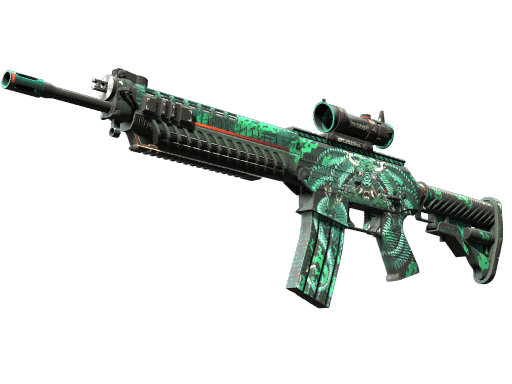 SG 553 | Dragon Tech (Minimal Wear)