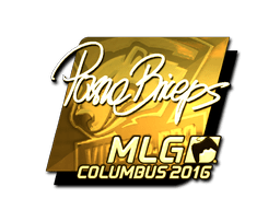 Sticker | pashaBiceps (Gold) | MLG Columbus 2016
