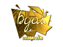Sticker | byali (Gold) | Cologne 2016