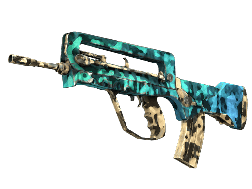 Souvenir FAMAS | Waters of Nephthys (Battle-Scarred)