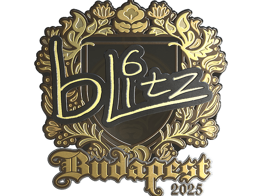 Sticker | bLitz (Gold) | Budapest 2025