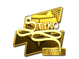Sticker | STYKO (Gold) | Atlanta 2017