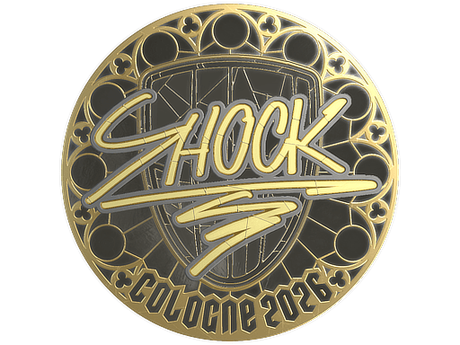 Sticker | SHOCK (Gold) | Cologne 2026