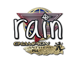 Sticker | rain (Champion) | Antwerp 2022