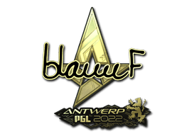 Sticker | blameF (Gold) | Antwerp 2022