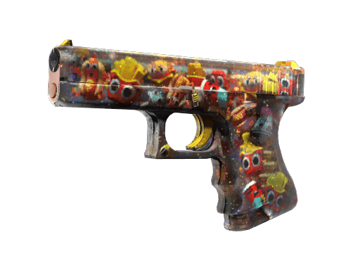 StatTrak™ Glock-18 | Snack Attack (Battle-Scarred)