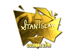 Sticker | stanislaw (Gold) | Cologne 2016