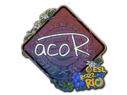 Sticker | acoR (Glitter) | Rio 2022