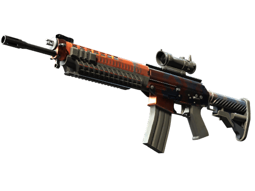 StatTrak™ SG 553 | Danger Close (Factory New)