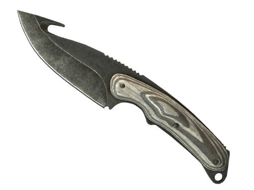 ★ Gut Knife | Black Laminate (Battle-Scarred)
