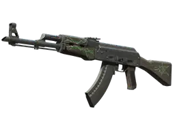 AK-47 | Emerald Pinstripe (Battle-Scarred)