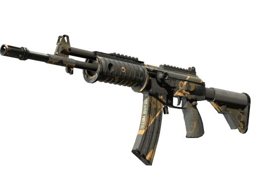 StatTrak™ Galil AR | Black Sand (Battle-Scarred)