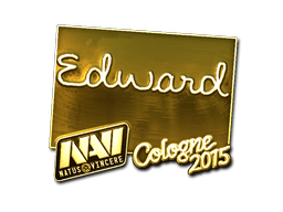 Sticker | Edward (Gold) | Cologne 2015