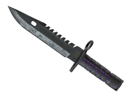★ M9 Bayonet | Ultraviolet (Battle-Scarred)