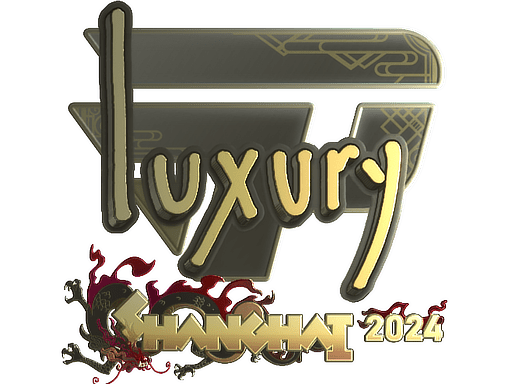Sticker | lux (Gold) | Shanghai 2024