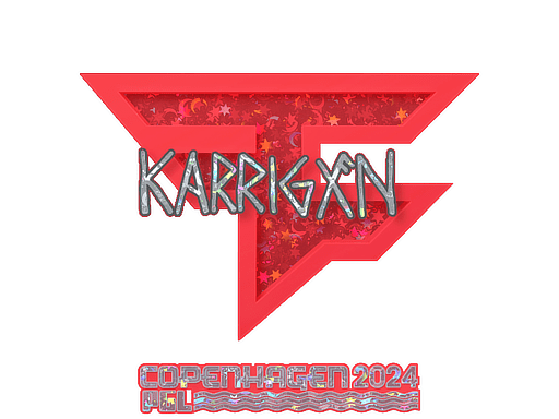 Sticker | karrigan (Glitter) | Copenhagen 2024