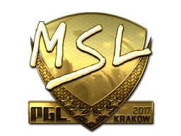 Sticker | MSL (Gold) | Krakow 2017