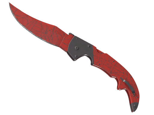 ★ StatTrak™ Falchion Knife | Crimson Web (Minimal Wear)