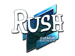 Sticker | RUSH (Foil) | Boston 2018