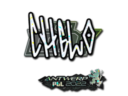 Sticker | chelo (Glitter) | Antwerp 2022