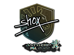 Sticker | shox (Glitter) | Antwerp 2022