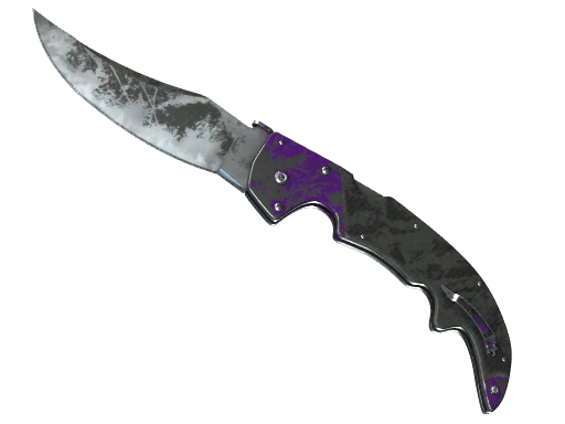 ★ StatTrak™ Falchion Knife | Ultraviolet (Battle-Scarred)