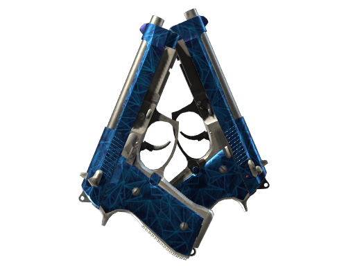 Dual Berettas | Cobalt Quartz (Minimal Wear)