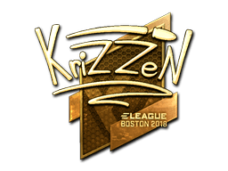 Sticker | KrizzeN (Gold) | Boston 2018