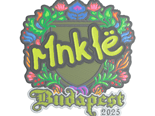 Sticker | r1nkle (Embroidered) | Budapest 2025
