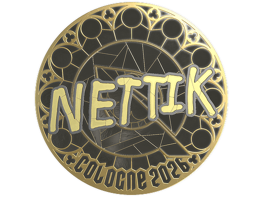 Sticker | nettik (Gold) | Cologne 2026