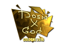 Sticker | Dosia (Gold) | Cologne 2016