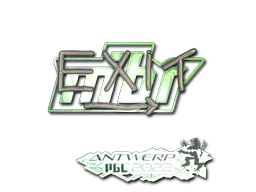 Sticker | exit (Holo) | Antwerp 2022