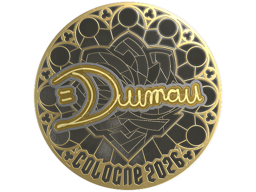 Sticker | dumau (Gold) | Cologne 2026