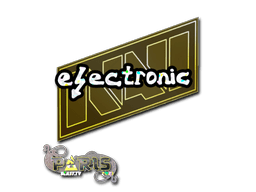 Sticker | electronic (Glitter) | Paris 2023