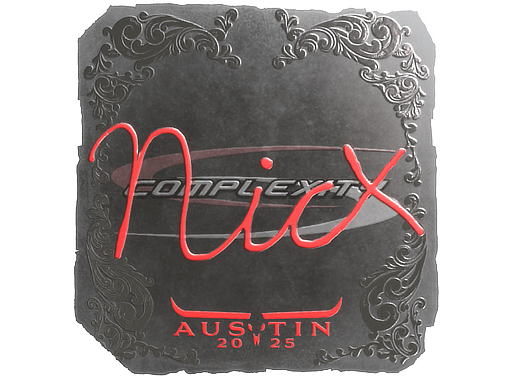Sticker | nicx (Foil) | Austin 2025