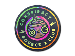 Sticker | Conspiracy Club (Holo)