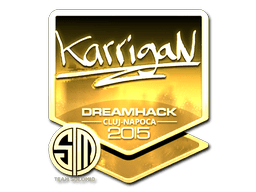 Sticker | karrigan (Gold) | Cluj-Napoca 2015