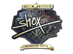 Sticker | shox (Gold) | Berlin 2019