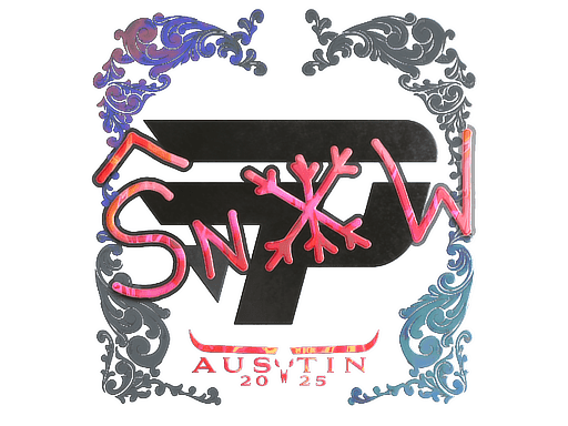 Sticker | snow (Holo) | Austin 2025